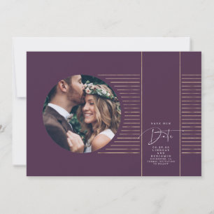 Modern minimal delikat Spara datumfoto Datumet