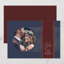 Modern minimal delikat Spara datumfoto Datumet