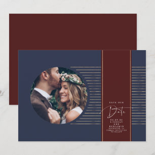 Modern minimal delikat Spara datumfoto Datumet