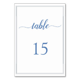 Modern minimal 🤵 Elegant enkel Bröllop Bordsnummer