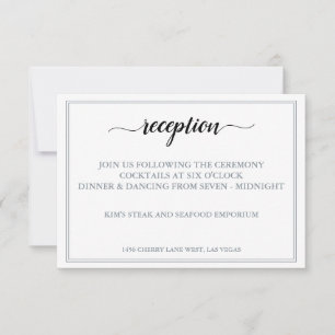 Modern minimal ✨ 💍 Elegant enkel Bröllop OSA Kort