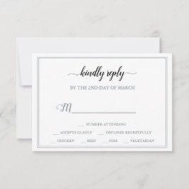 Modern minimal ✨ 💍 Elegant enkel Bröllop OSA Kort