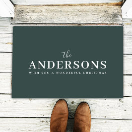 Modern minimal Elegant | Mörk Forest Grönt Namn