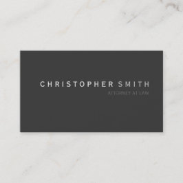 Modern minimal enkel, enkel, enkel Affärskort Visitkort