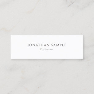 Modern minimal enkel Kreativ med enkel Elegant Mini Visitkort