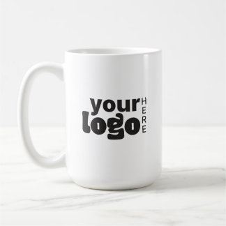 Modern minimal enkel Logotyp här Kaffemugg