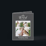 Modern, minimal, färgad julklapp, bild 3 helgkort<br><div class="desc">Modern,  minsta julklapp för rustik snyggt med multifoto är det bästa helgdag. Med modern hand plockade och träd. Backer färg kan skräddarsys. En modern,  liten snyggt.</div>