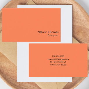 Modern minimal fetstil och trendy Professional Visitkort