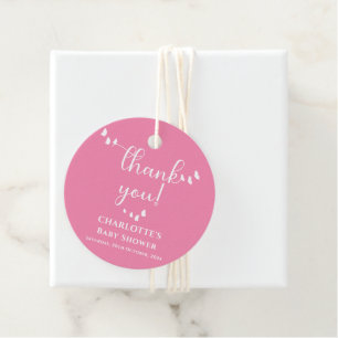 Modern Minimal Fjäril Kalligrafi Baby Shower Gåvor Etiketter