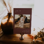 Modern minimal foto | Bordsnummer-kort Bordsnummer<br><div class="desc">Med dina egna foton - foton för tänka, barndomsbilder, relationsfoton. De här bordsnumren är ett unikt sätt att visa dina favoritfoton. Bordsnumren förbättrar utseendet på matbordet och sätter den avslutande beröringen på din speciella dag. Skriv ut personlig på namn eller siffror på borden. Lägg till anpassningsbarnas ordalydelse i den här...</div>