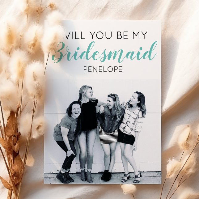 Modern Minimal Fotografi | Vill Du Vara Min Brudtj (Skapare uppladdad)