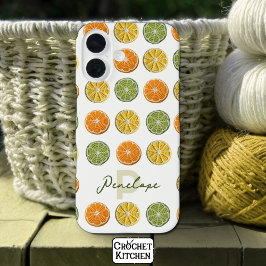 Modern Minimal Fresh Crochet Citrus Slices Namn