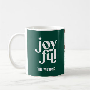 Modern minimal glatt typografi-helgdag kaffemugg