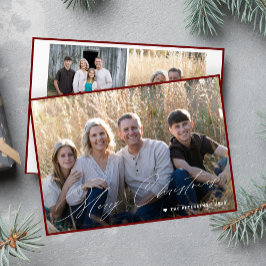 Modern minimal God jul-skript 3 bild Julkort