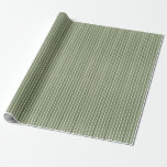 Modern minimal Grönt Rustic Rand Presentpapper<br><div class="desc">Enkelt och rent,  rustiskt stripat mönster-emballage pappert</div>