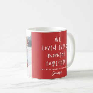 modern minimal helgdag av familjetypografi kaffemugg