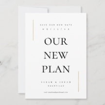 Modern minimal icke-fotoändring ändrar datum