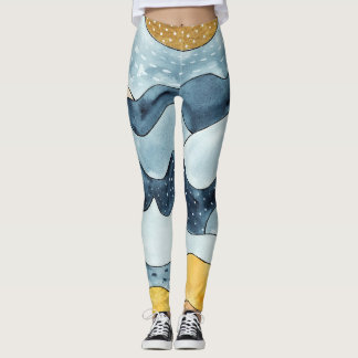 Modern minimal illustration av Golden Sol Leggings
