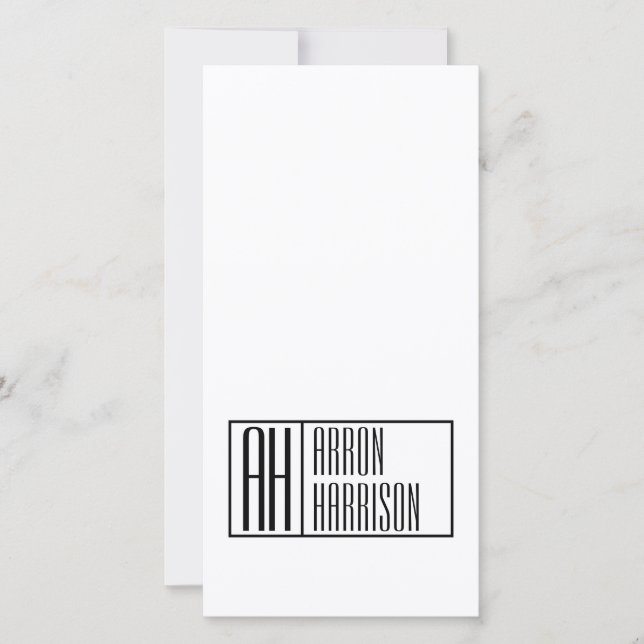 Modern minimal Initialer & Namn-Logotyp (Framsida)