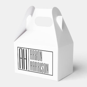 Modern minimal Initialer & Namn-Logotyp Presentaskar