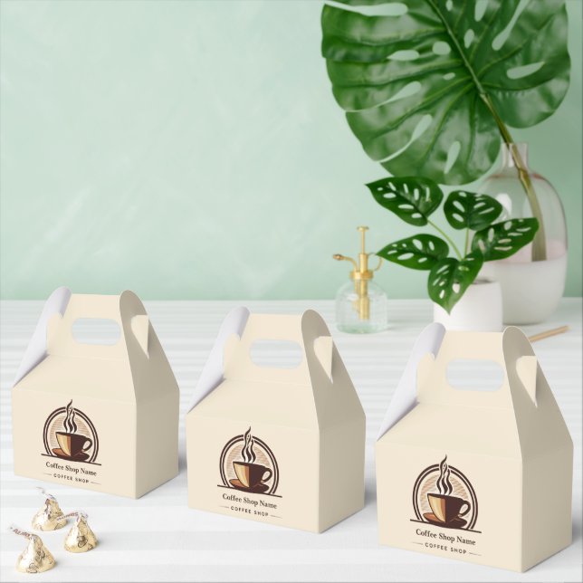Modern minimal kafé professionell butik presentaskar (Multipel)