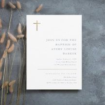 Modern minimal Kor-baptism i Guld