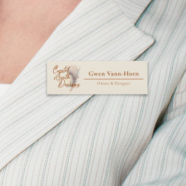 Modern minimal Logotyp för Anpassningsbar Classic  Namnbricka