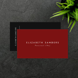 Modern Minimal Luxury Boutique QR CODE Business Ca Visitkort