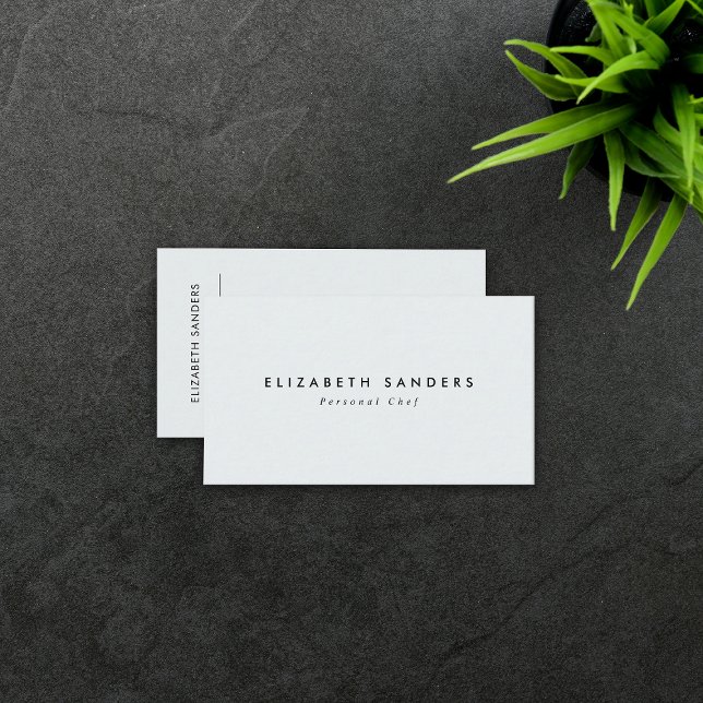 Modern Minimal Luxury Boutique QR CODE Business Ca Visitkort (Skapare uppladdad)