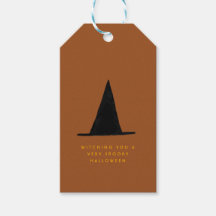 Modern Minimal Lycklig-taloky Halloween Witch Hat