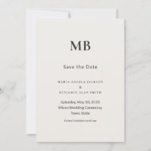 Modern Minimal Mikrobryllop Spara datumet