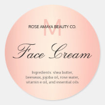 Modern minimal Monogram Ansikte Cream Skin Care-et