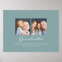 Modern minimal mormor med flera fotoskript