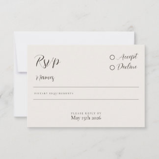 Modern minimal OSA kort av Neutralt-calligrafi
