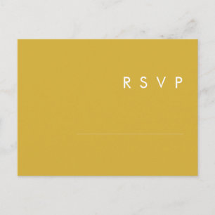 Modern minimal OSA kort för menyval Guld