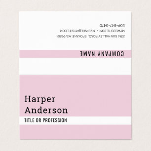 Modern minimal Pastel-Affärskort för Rosa Visitkort