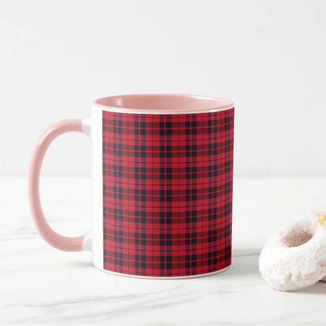 Modern Minimal Pattern Mugg (Med munk)