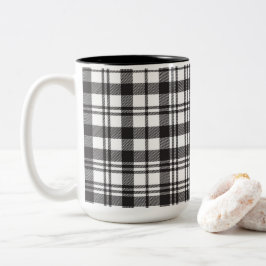 Modern Minimal Pattern Två-Tonad Mugg