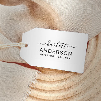 Modern Minimal Personlig Namn och befattning Självfärgande Stämpel