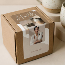 Modern Minimal Pottery Ceramic Business Box Wrap Fraktsedel