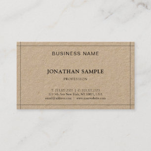 Modern minimal Professionell av Elegant Plain Luxe Visitkort