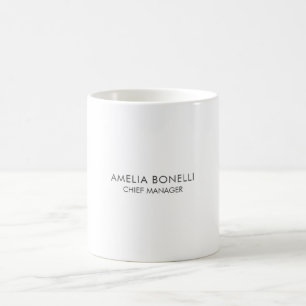 Modern minimal Professionell enkel Kaffemugg