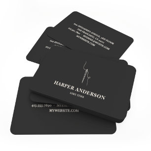 Modern minimal Professionell för handhavande Visitkort