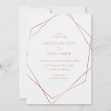 Modern, minimal, pur, vit, rosegold (imitat)