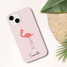 Modern Minimal Rosa Flamingo