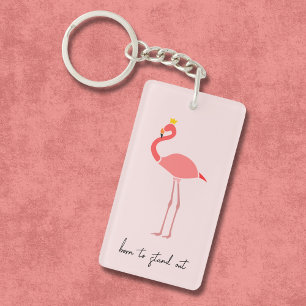 Modern Minimal Rosa Flamingo