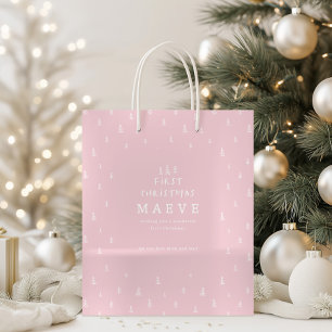 modern minimal rosa, första jul