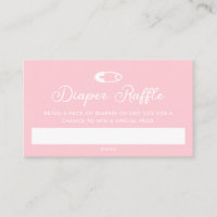 Modern minimal Rosa, nedgång Raffle Biljett