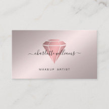 Modern minimal Rosegold Diamant Salon