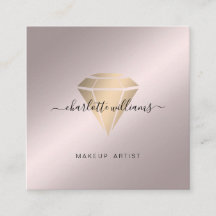 Modern minimal Rosegold-Guld Diamant Salon